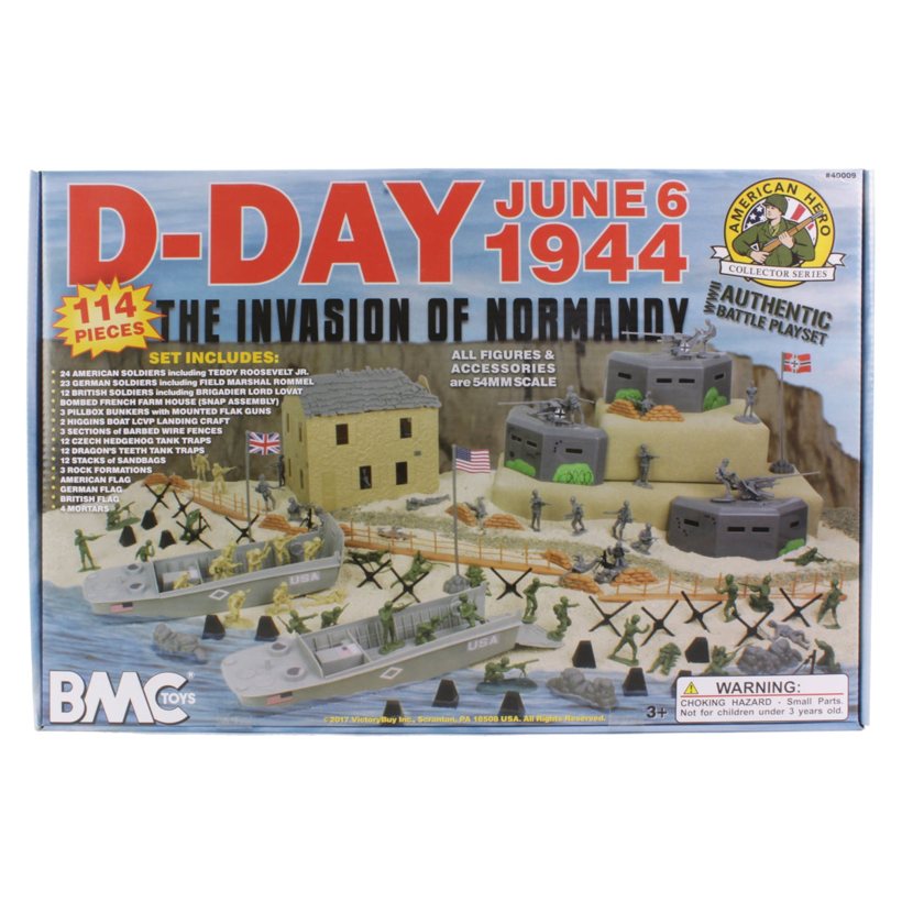 BMC D-Day Invasion of Normandy playset box